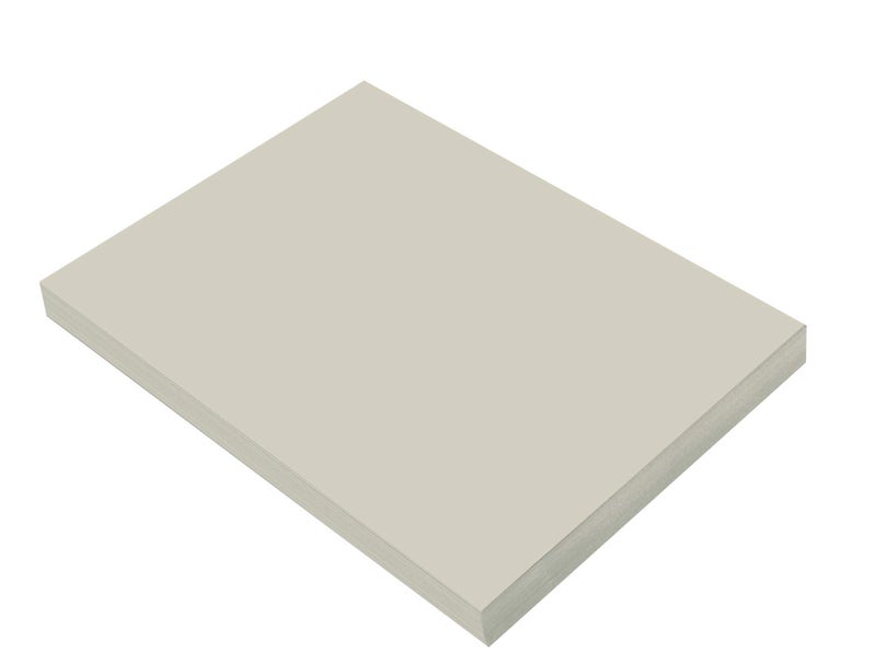 Prang (Formerly SunWorks) Construction Paper, Gray, 9" x 12", 100 Sheets - Image 1